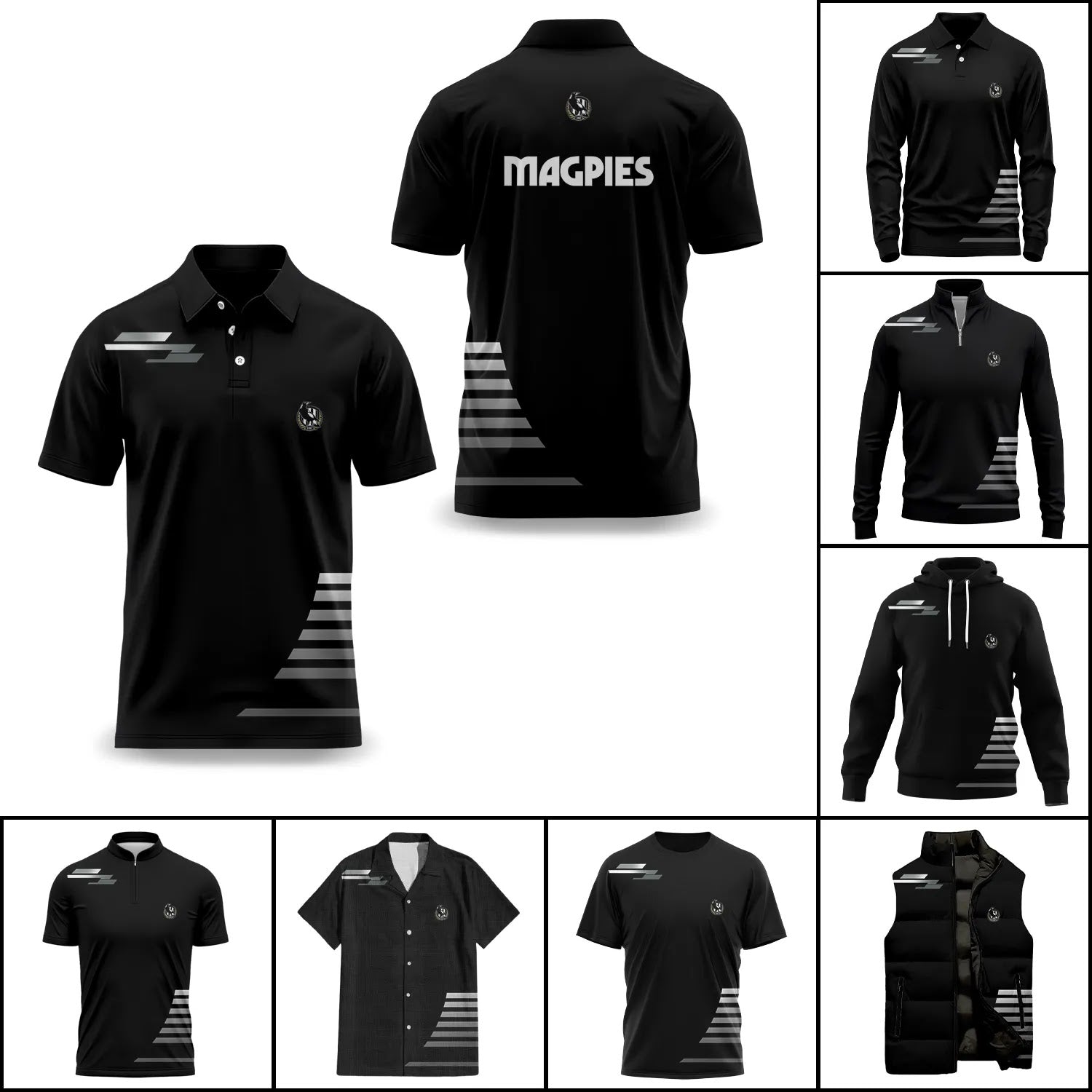 Collingwood Magpies Apparels SC034