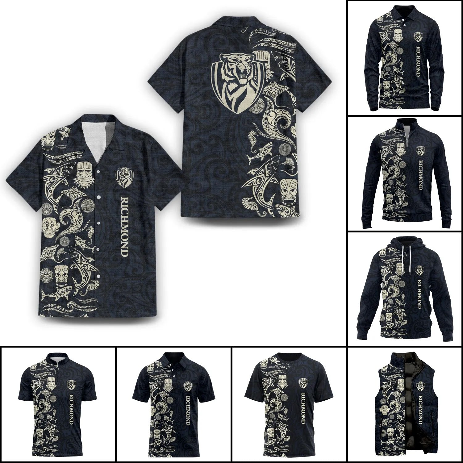 Richmond Tigers Apparels SHW033