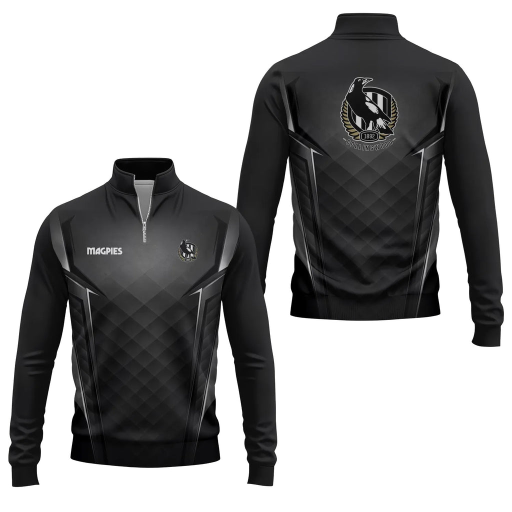 Collingwood Magpies Quarter-zip Pullover SC074