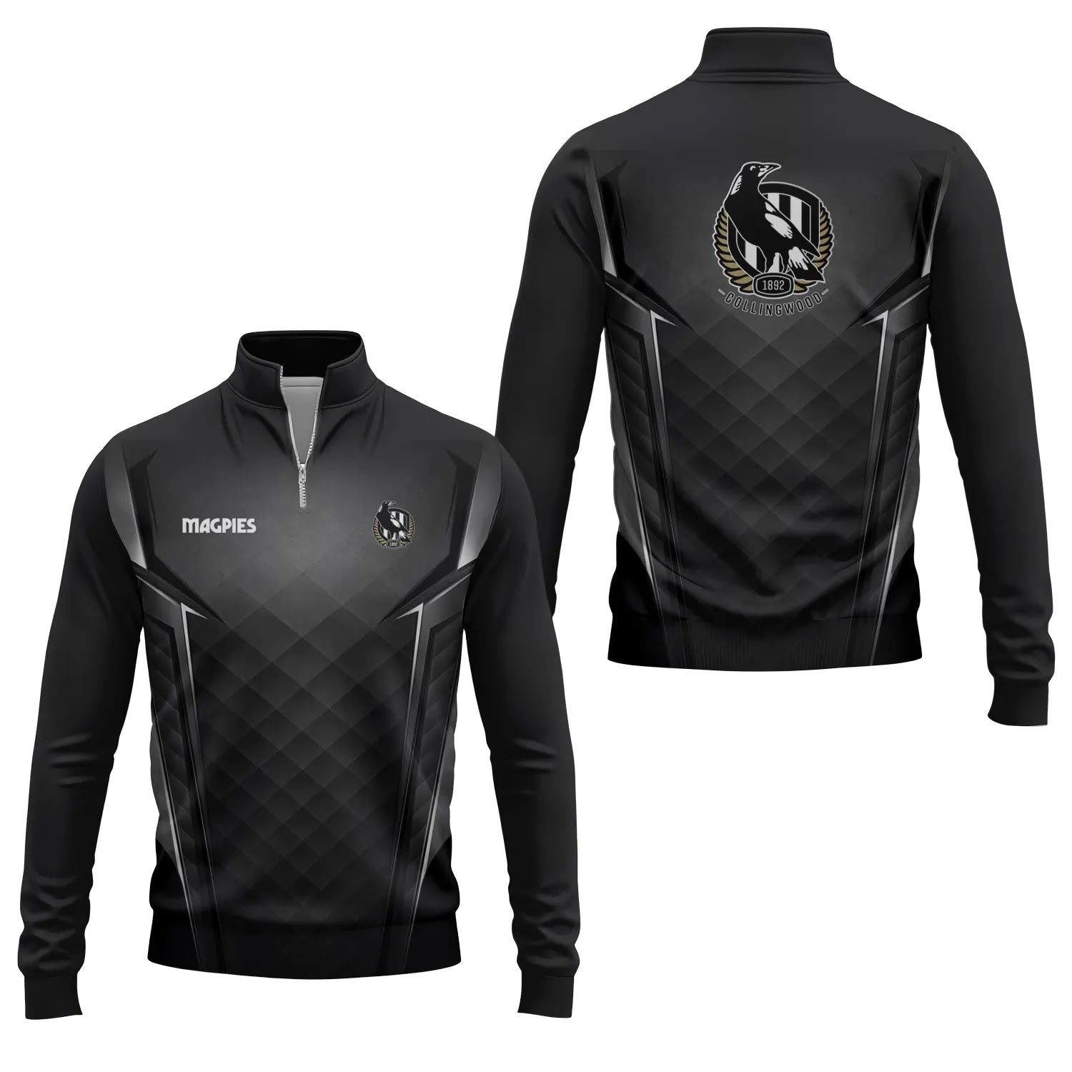 Collingwood Magpies Quarter-zip Pullover SC074