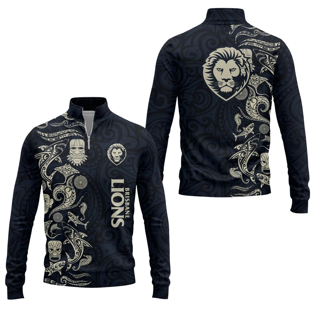 Brisbane Lions Quarter-zip Pullover SHW033