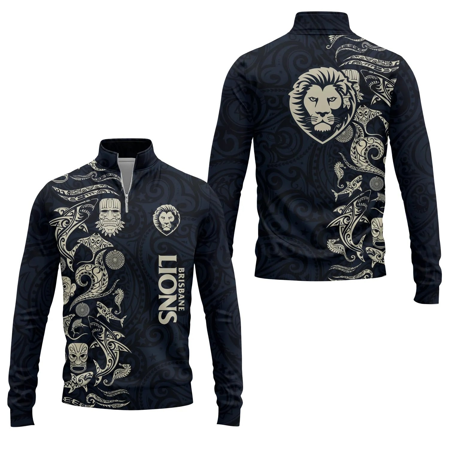 Brisbane Lions Quarter-zip Pullover SHW033