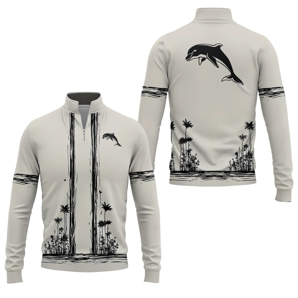 Dolphins Quarter-zip Pullover SHW043