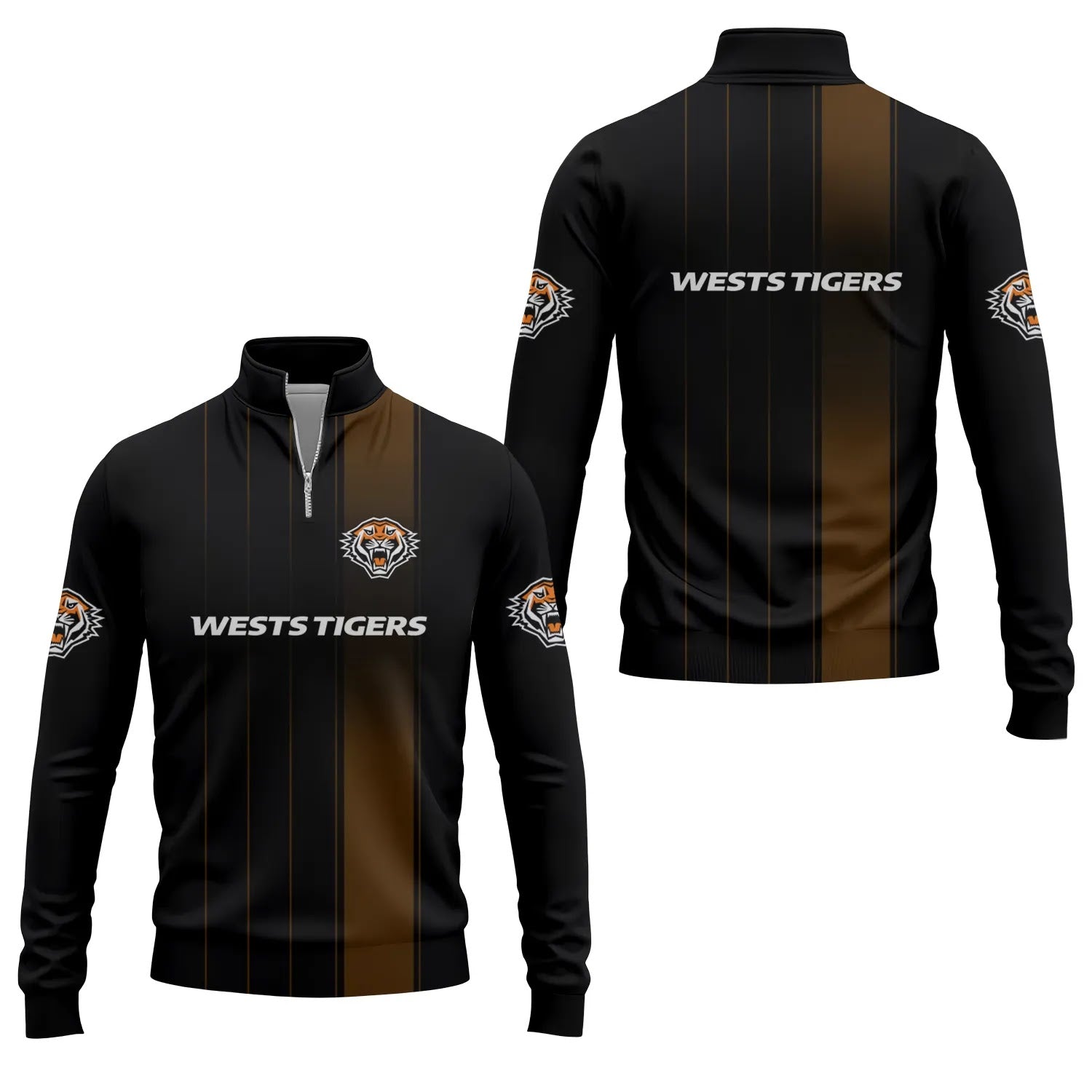 Wests Tigers Quarter-zip Pullover SC068