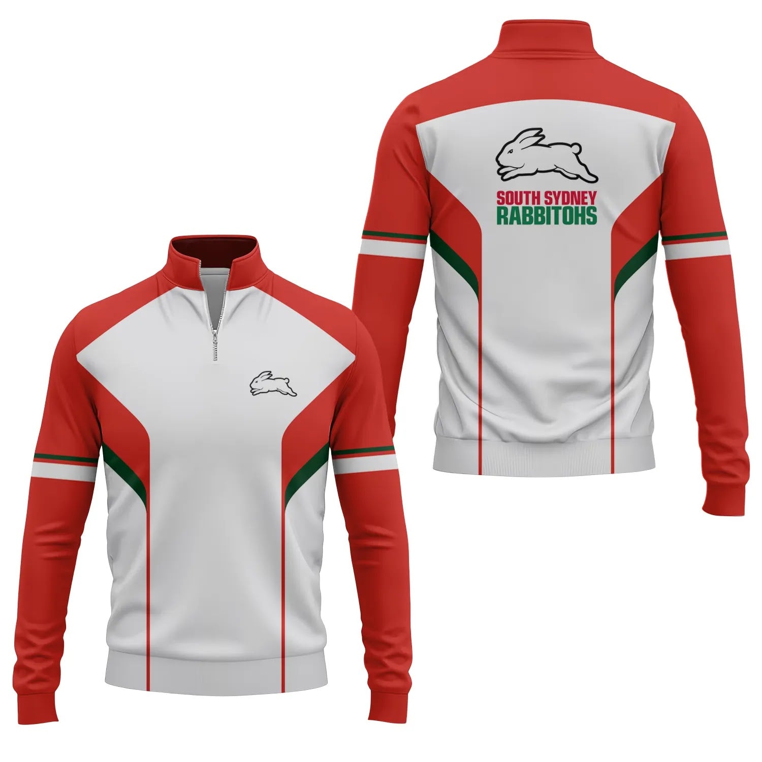 South Sydney Rabbitohs Quarter-zip Pullover SC113