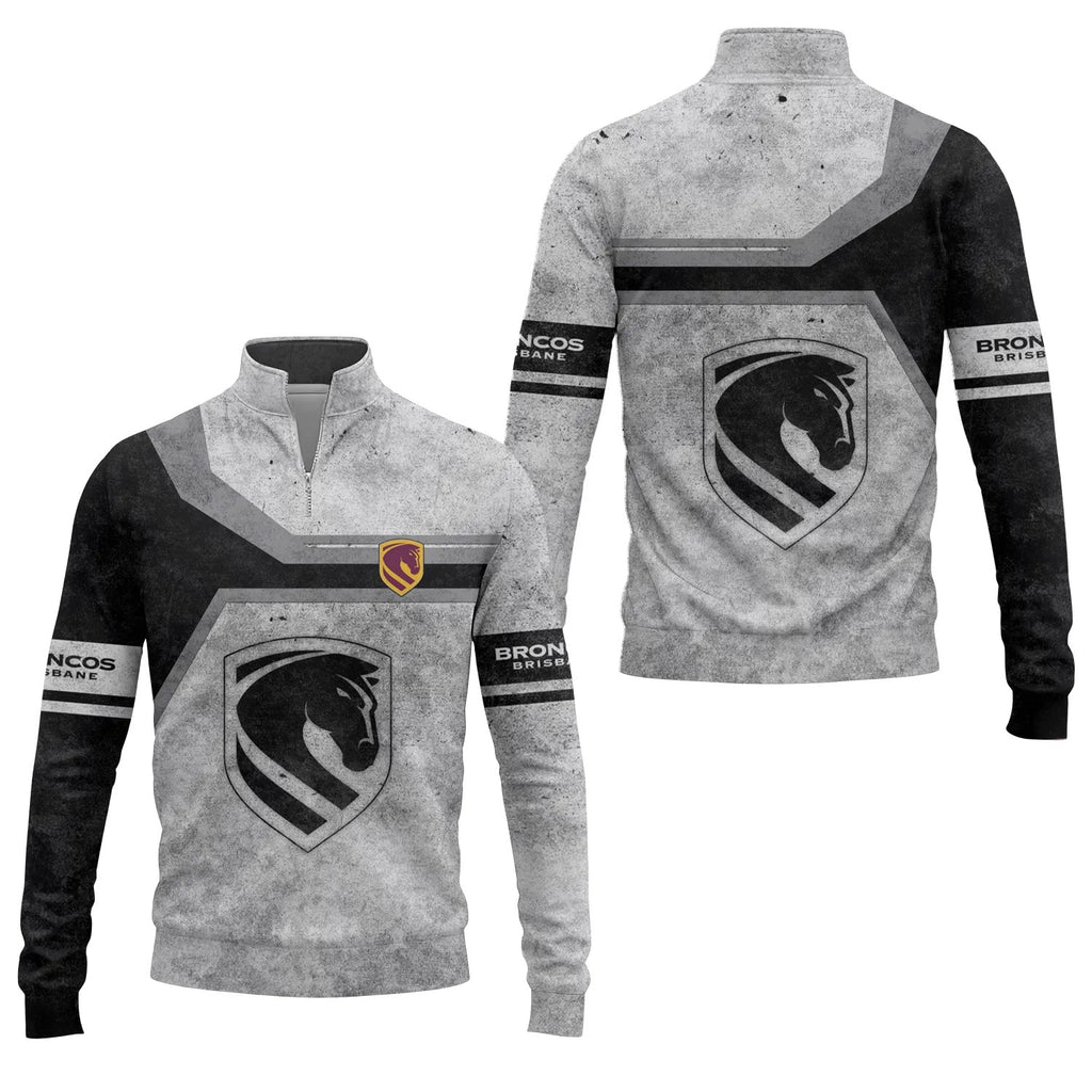Brisbane Broncos Quarter-zip Pullover SC086