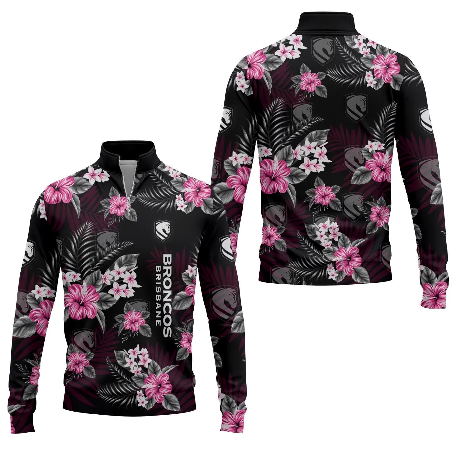 Brisbane Broncos Quarter-zip Pullover SC054
