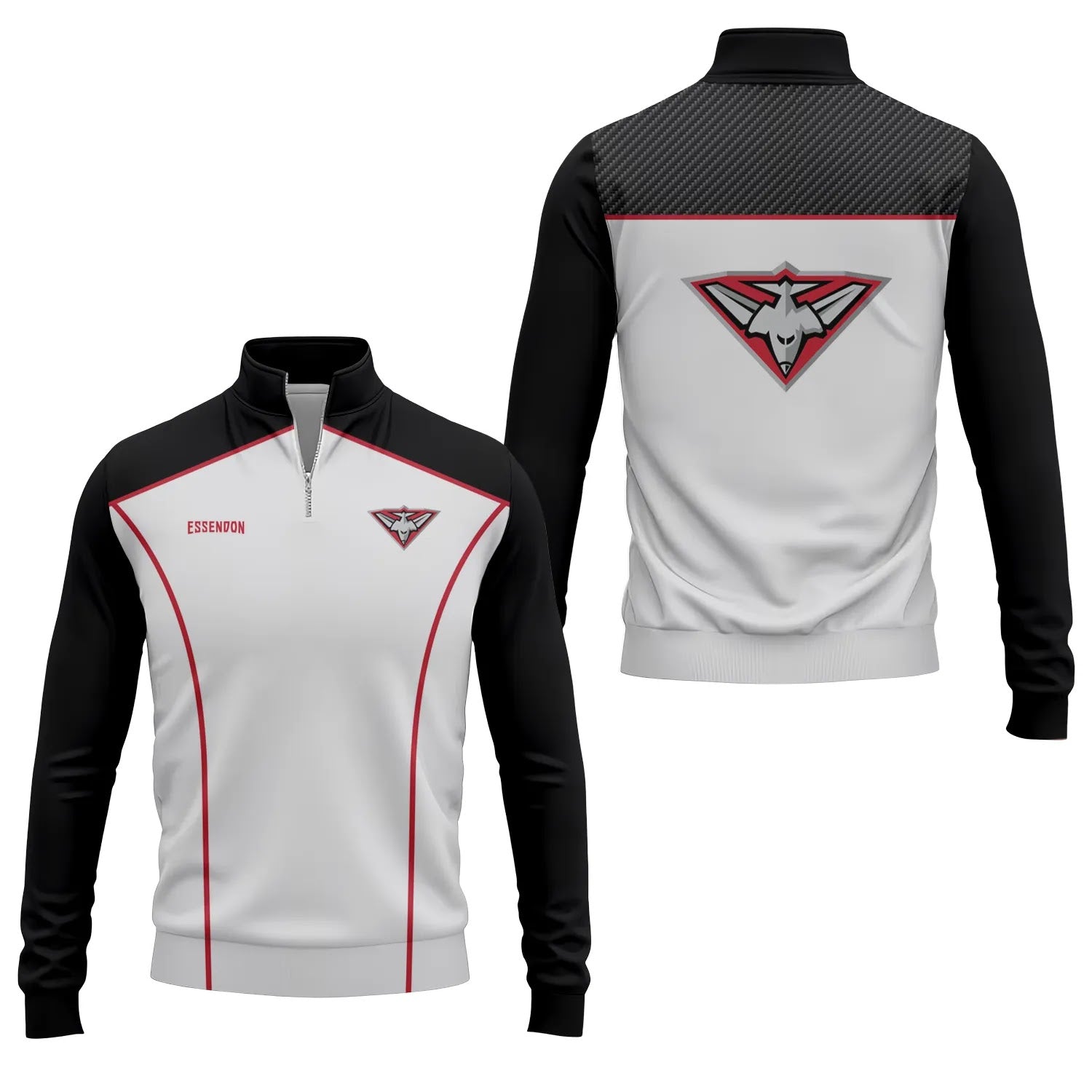 Essendon Bombers Quarter-zip Pullover SC011