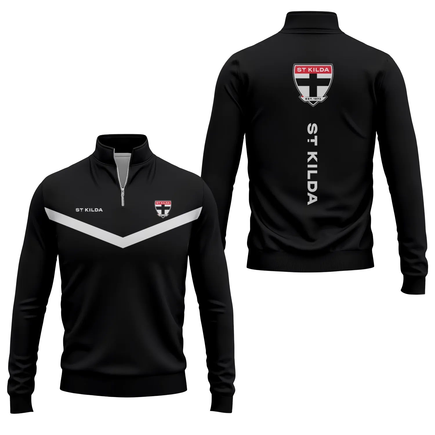 St Kilda Saints Quarter-zip Pullover SC035