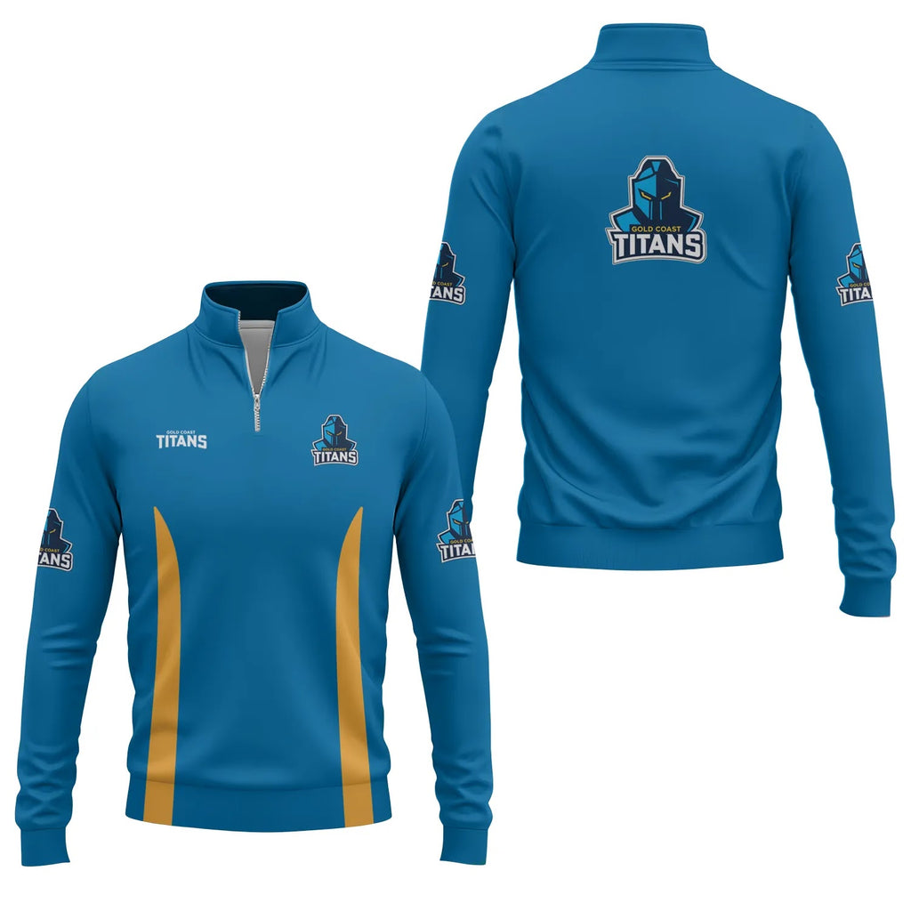 Gold Coast Titans Quarter-zip Pullover SC006