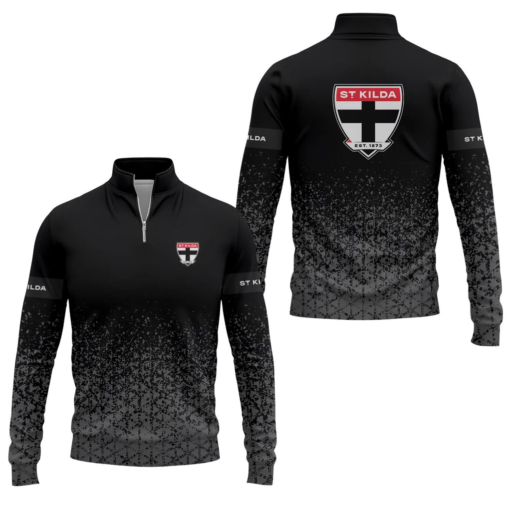 St Kilda Saints Quarter-zip Pullover SC096