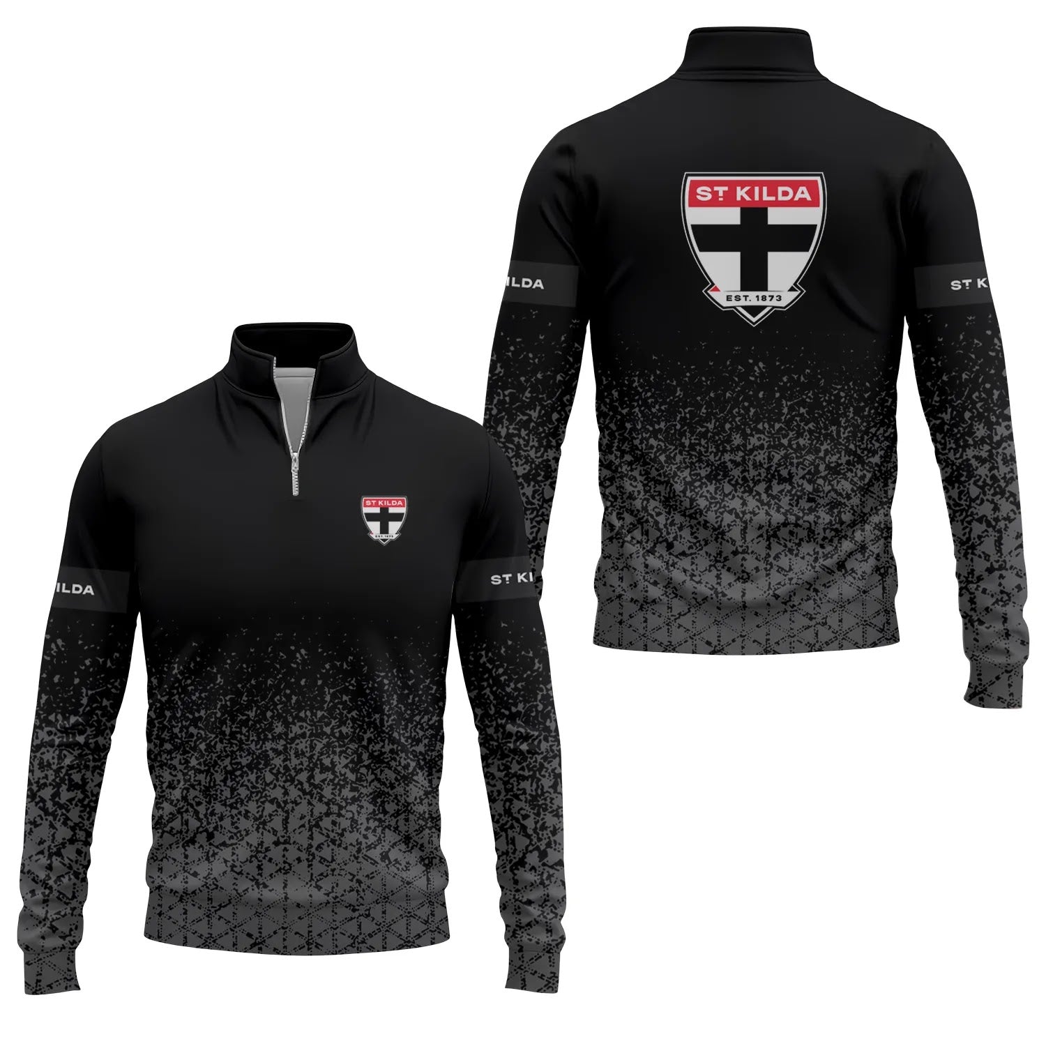 St Kilda Saints Quarter-zip Pullover SC096