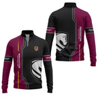 Brisbane Broncos Quarter-zip Pullover SC042