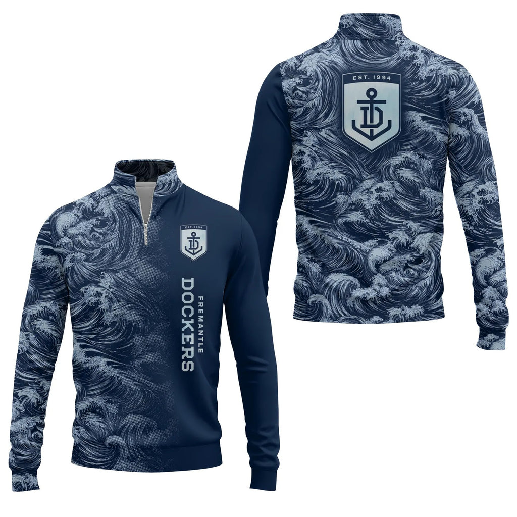 Fremantle Dockers Quarter-zip Pullover SHW010