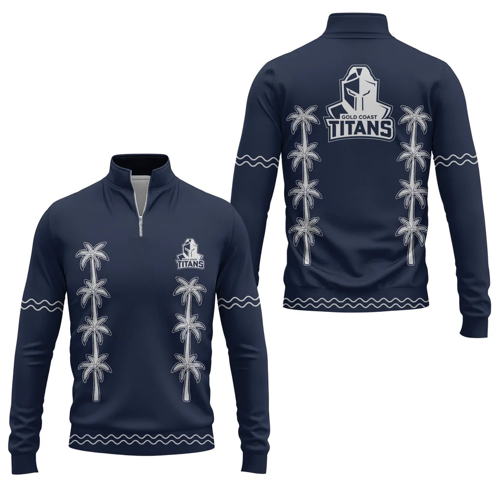 Gold Coast Titans Quarter-zip Pullover SHW065