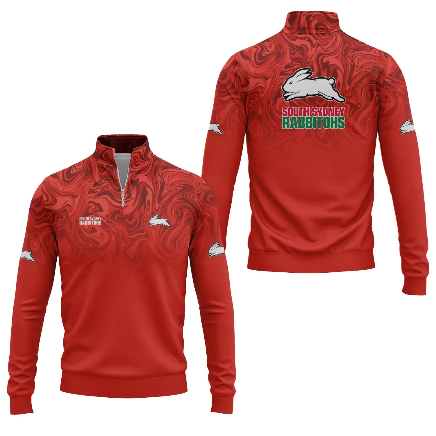 South Sydney Rabbitohs Quarter-zip Pullover SC091