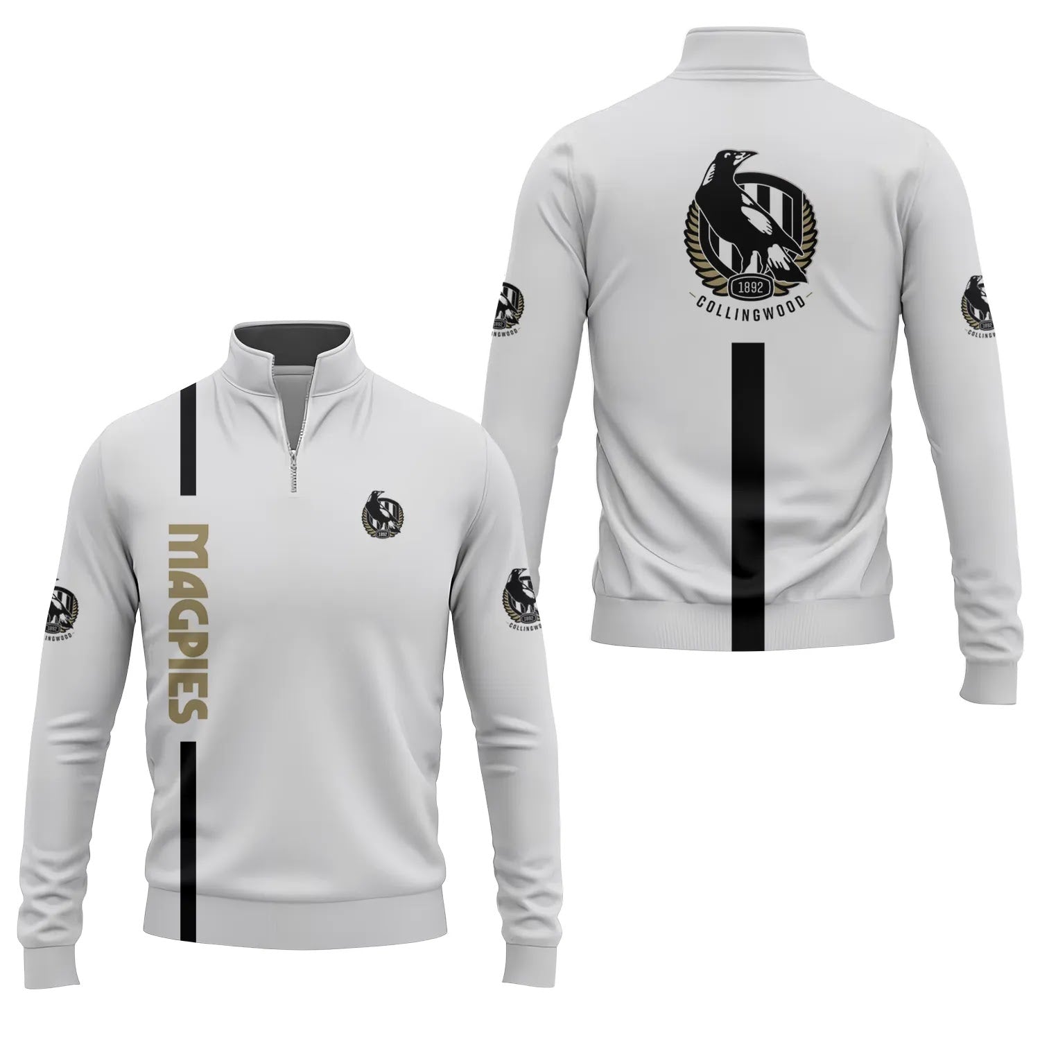Collingwood Magpies Quarter-zip Pullover SC005
