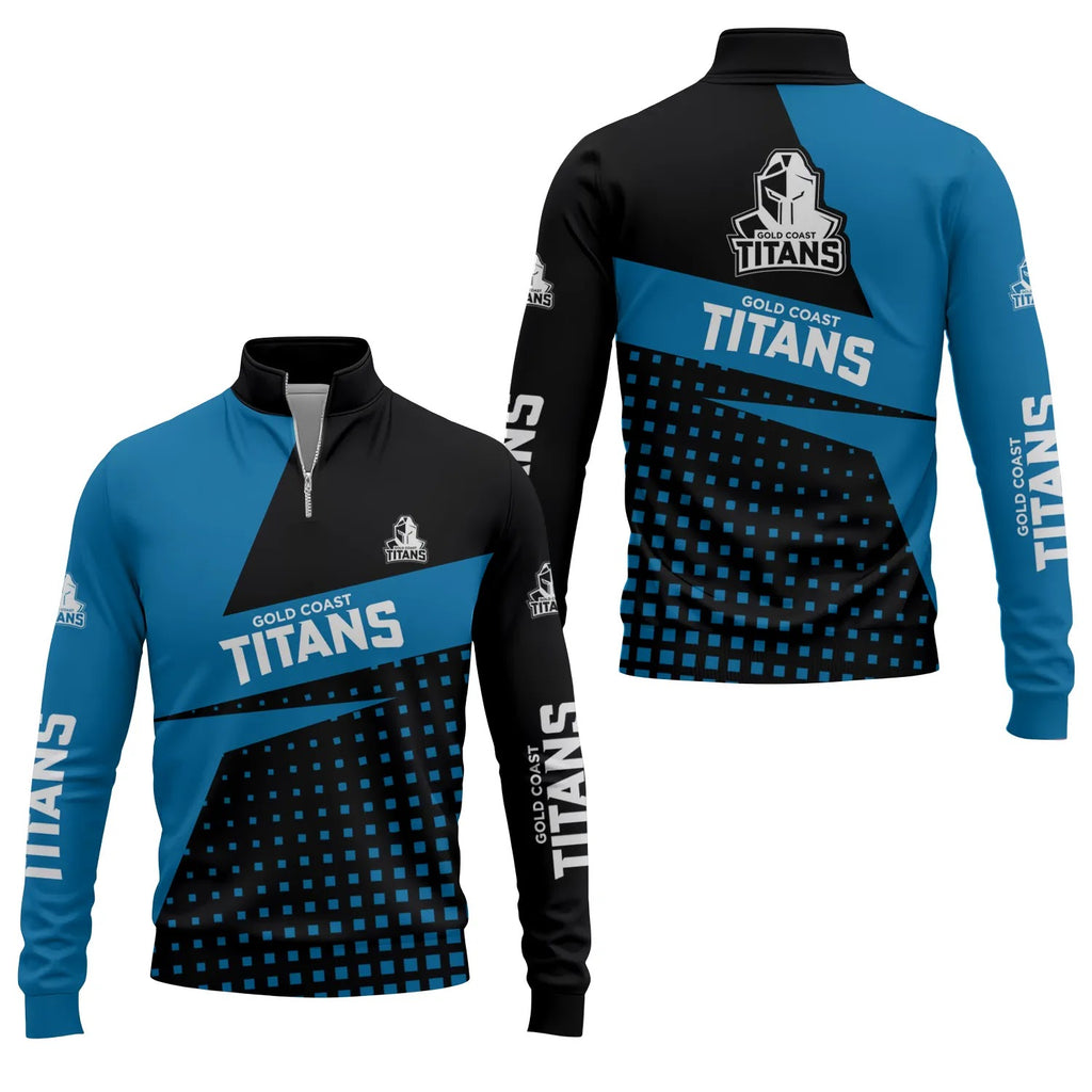 Gold Coast Titans Quarter-zip Pullover SC083