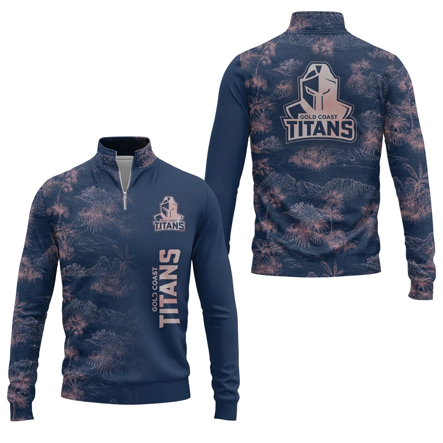 Gold Coast Titans Quarter-zip Pullover SHW007