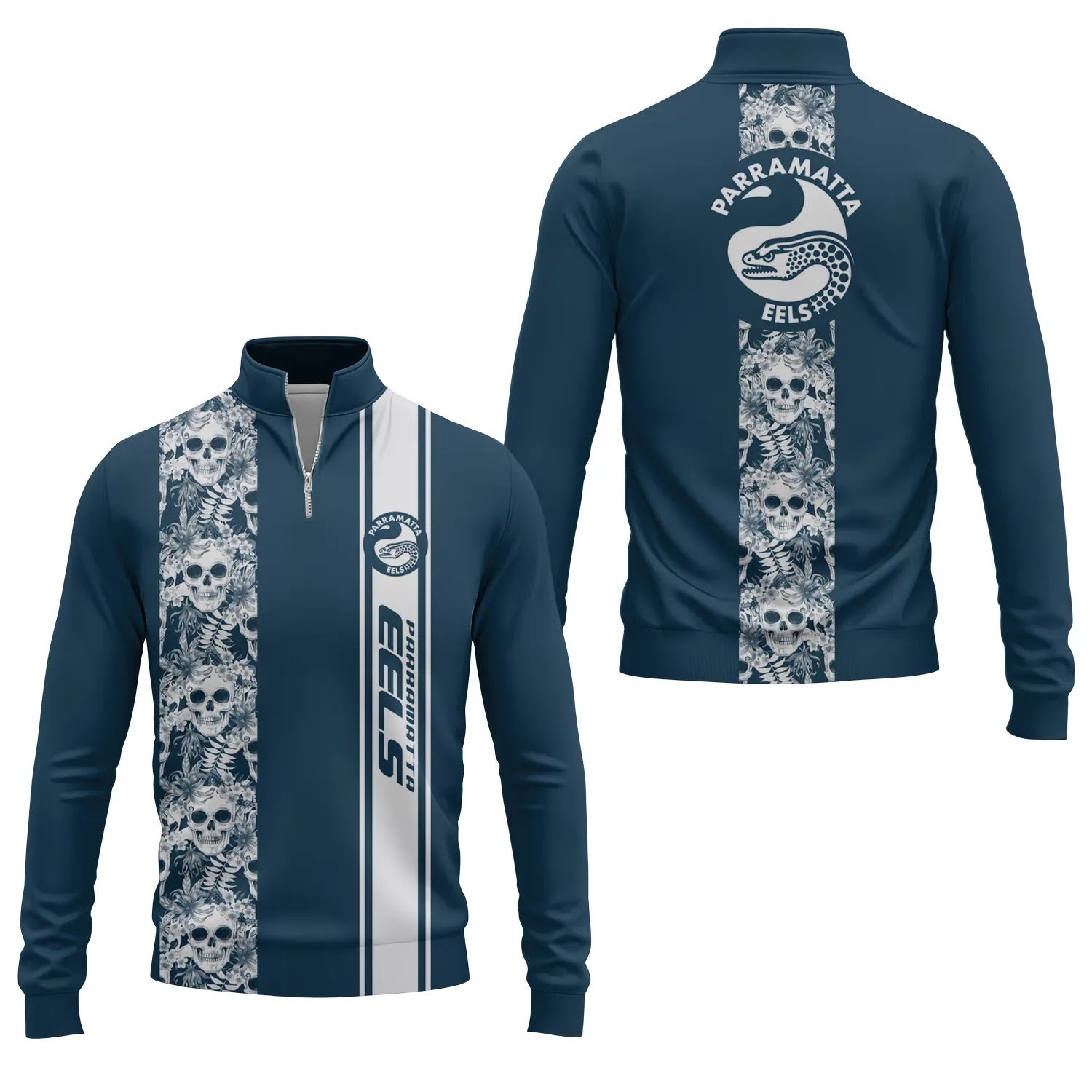 Parramatta Eels Quarter-zip Pullover SHW042