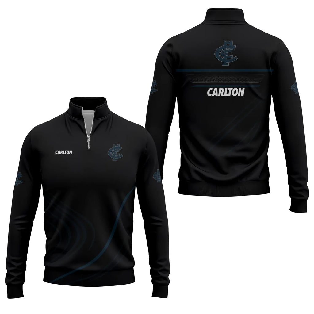 Carlton Blues Quarter-zip Pullover SC024