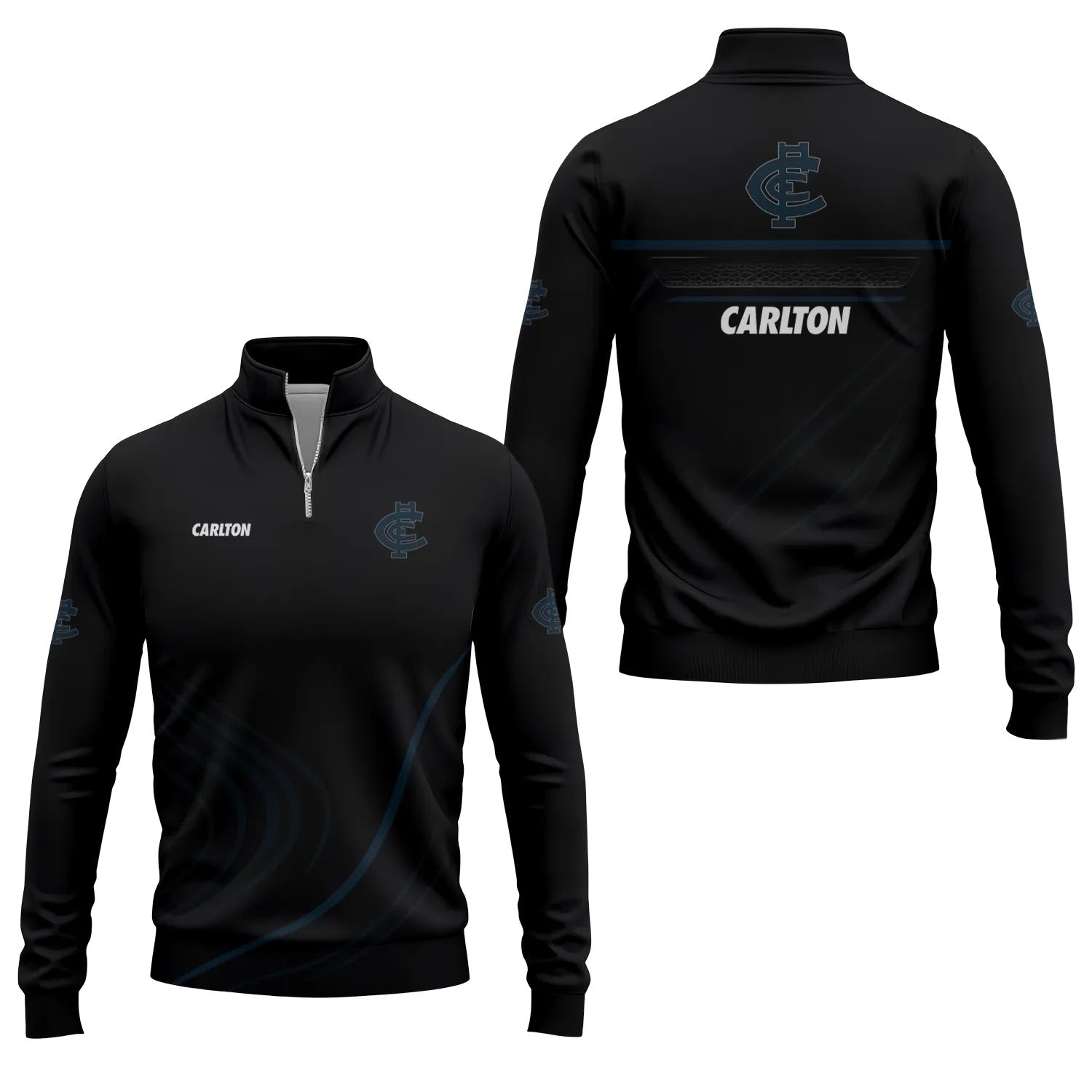 Carlton Blues Quarter-zip Pullover SC024