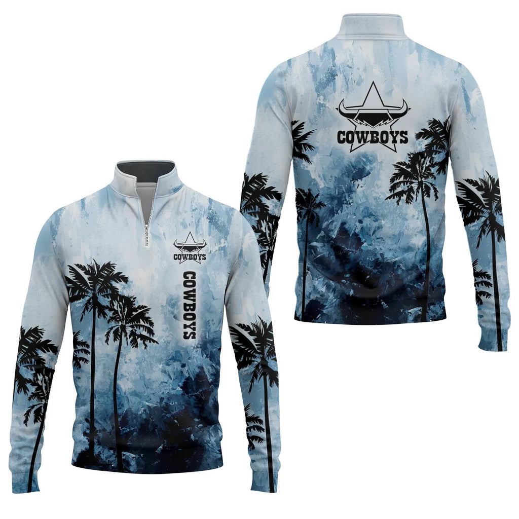 North Queensland Cowboys Quarter-zip Pullover SHW034