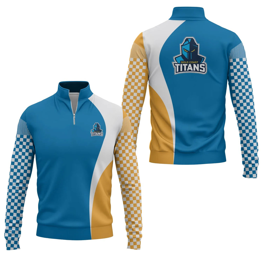 Gold Coast Titans Quarter-zip Pullover SC073