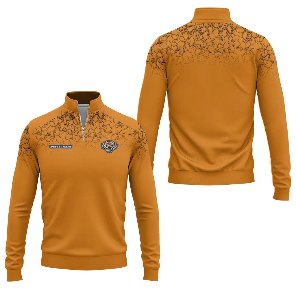 Wests Tigers Quarter-zip Pullover SC108