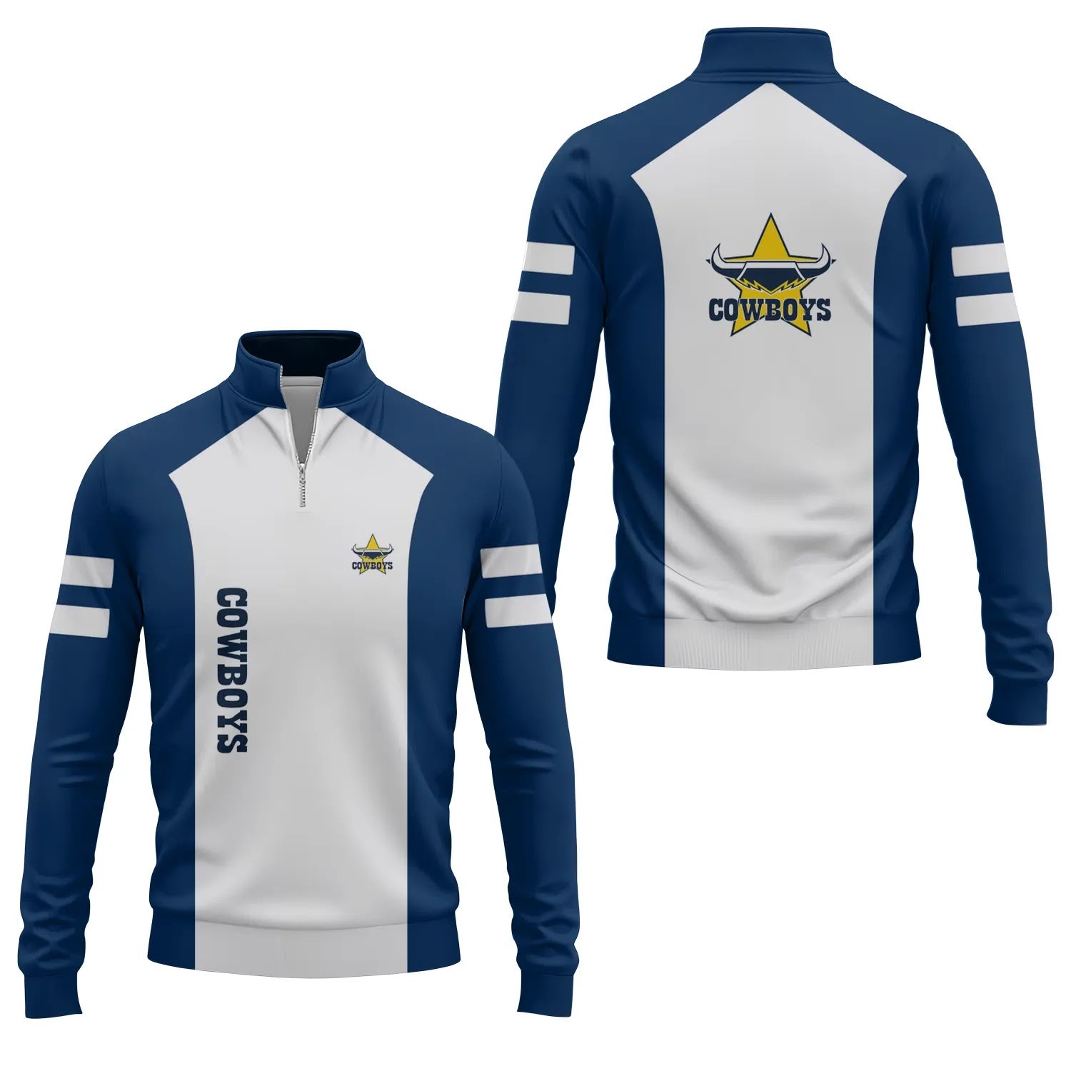 North Queensland Cowboys Quarter-zip Pullover SC078