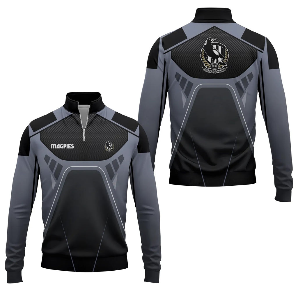 Collingwood Magpies Quarter-zip Pullover SC088