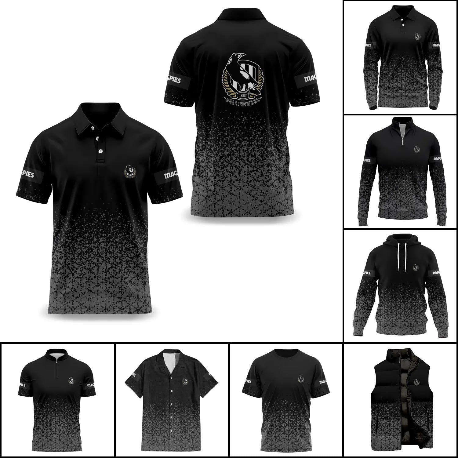 Collingwood Magpies Apparels SC096