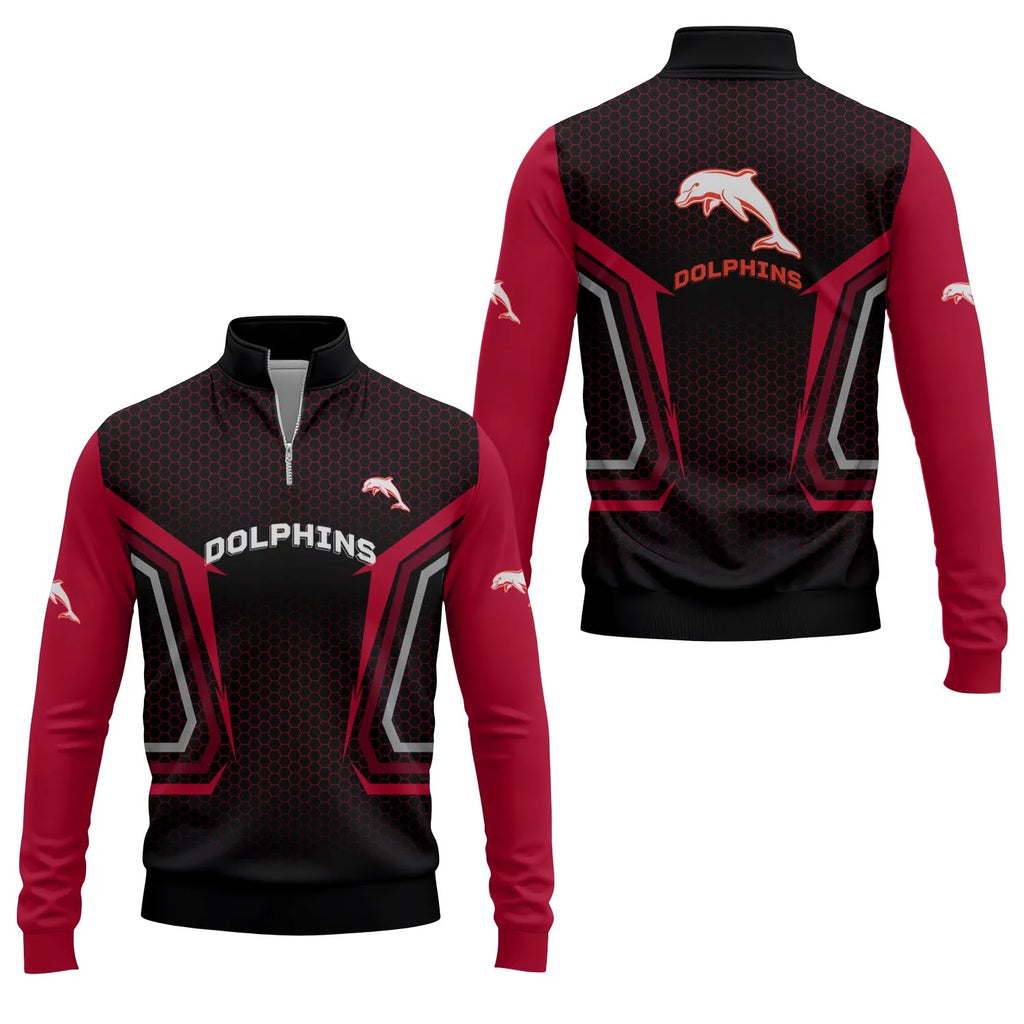 Dolphins Quarter-zip Pullover SC075