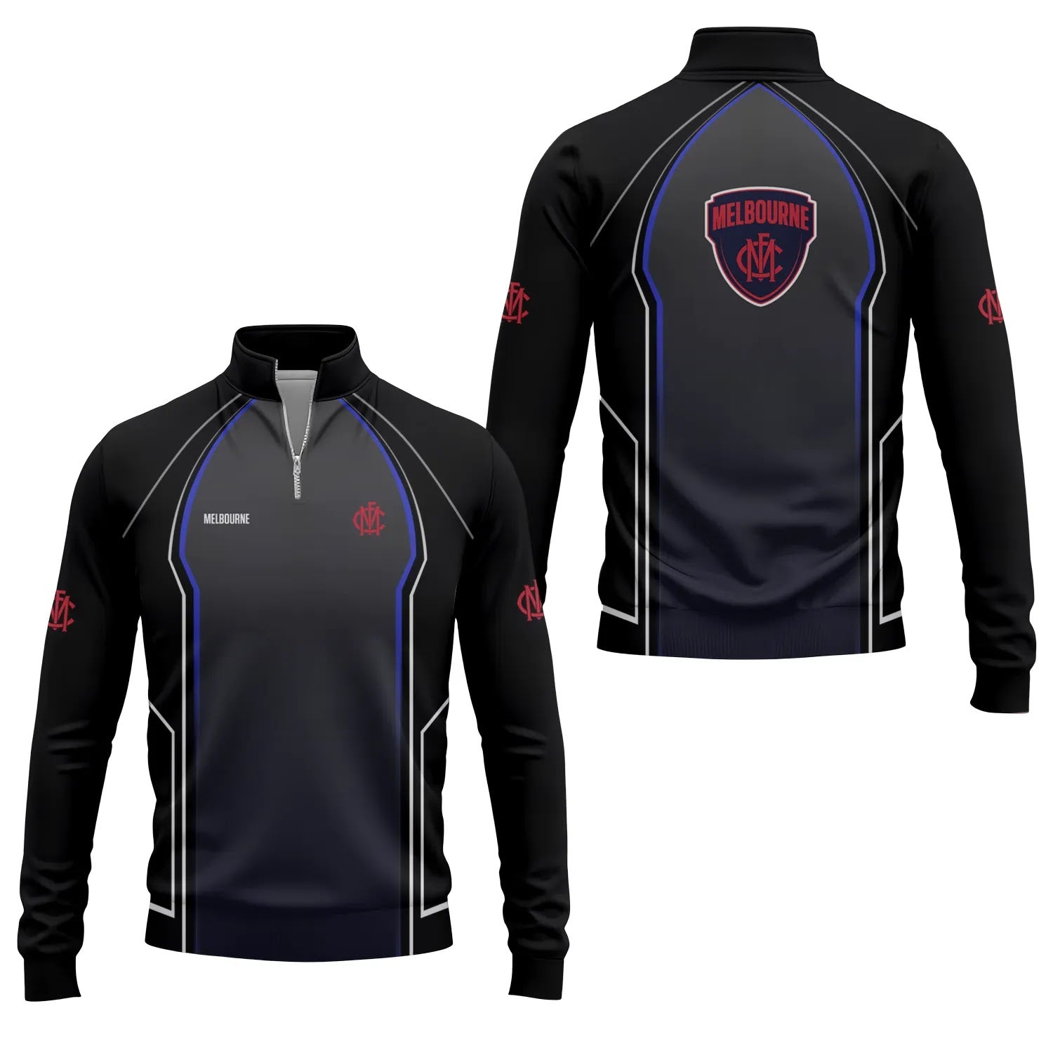 Melbourne Demons Quarter-zip Pullover SC061