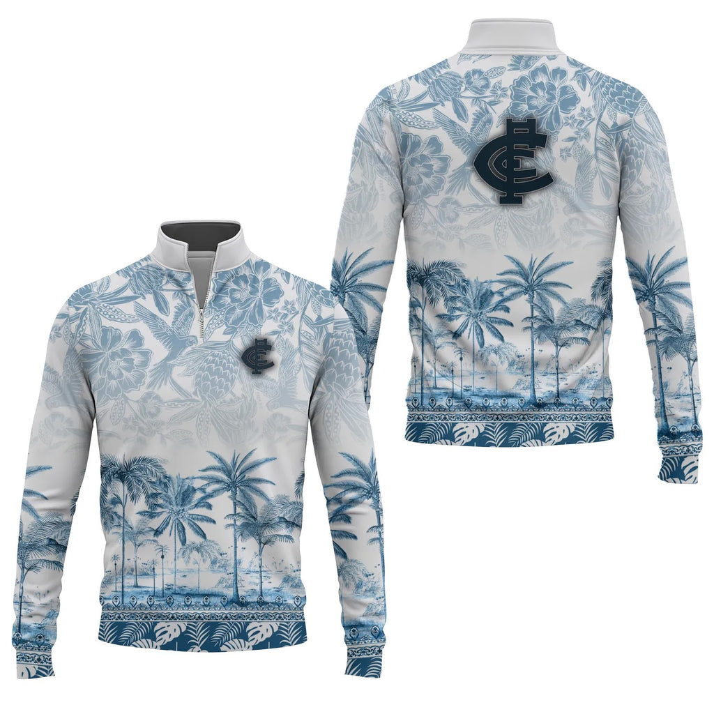 Carlton Blues Quarter-zip Pullover SC045