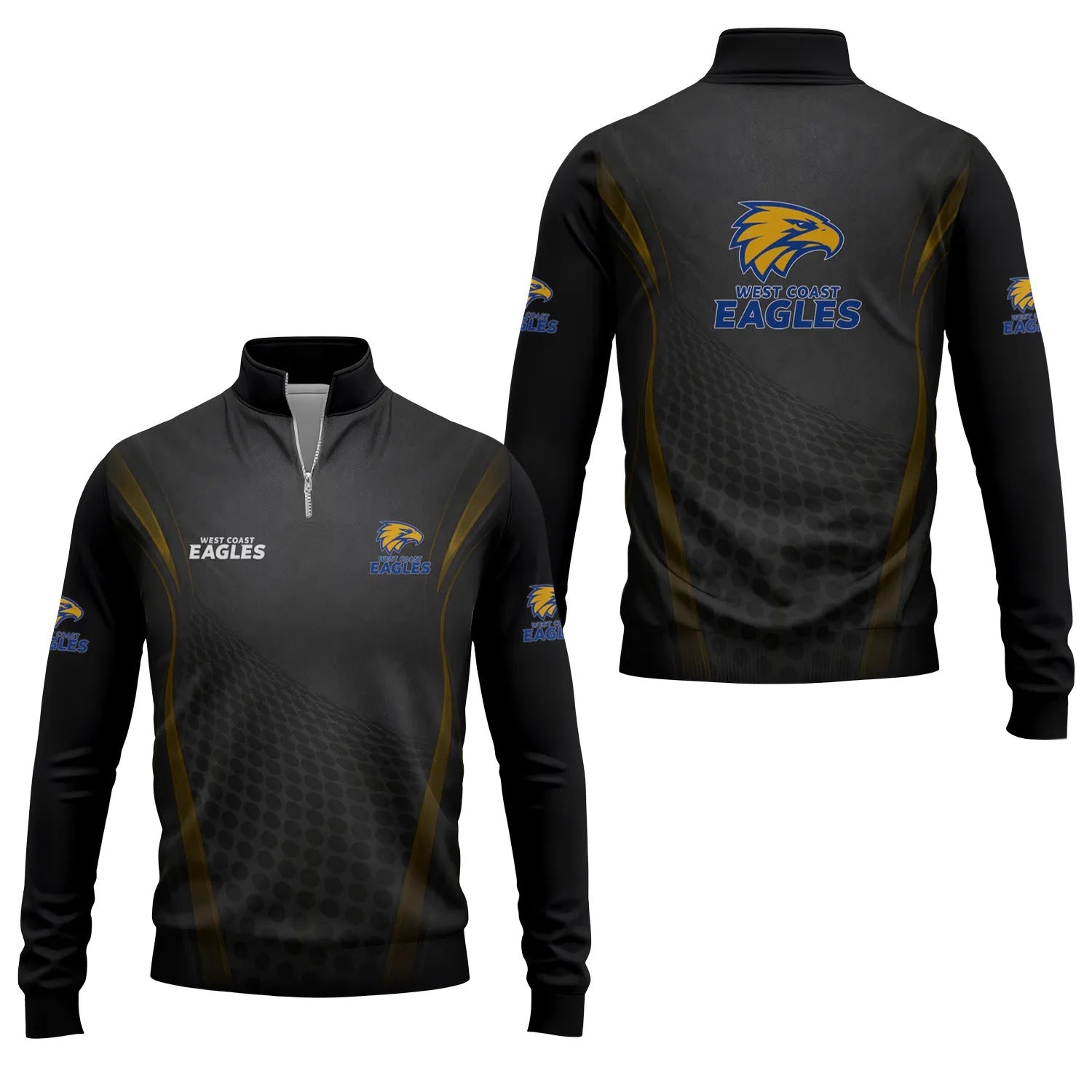 West Coast Eagles Quarter-zip Pullover SC056