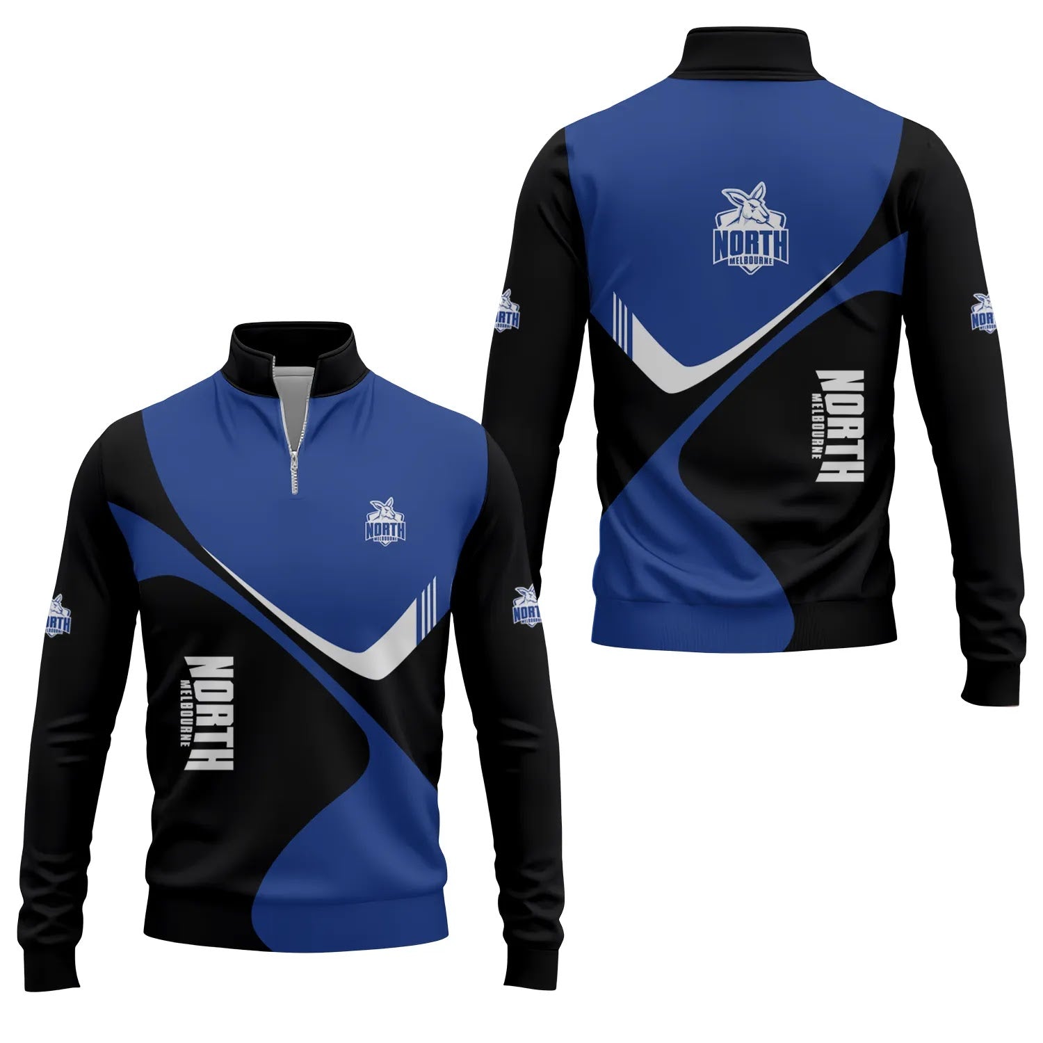 North Melbourne Kangaroos Quarter-zip Pullover SC058