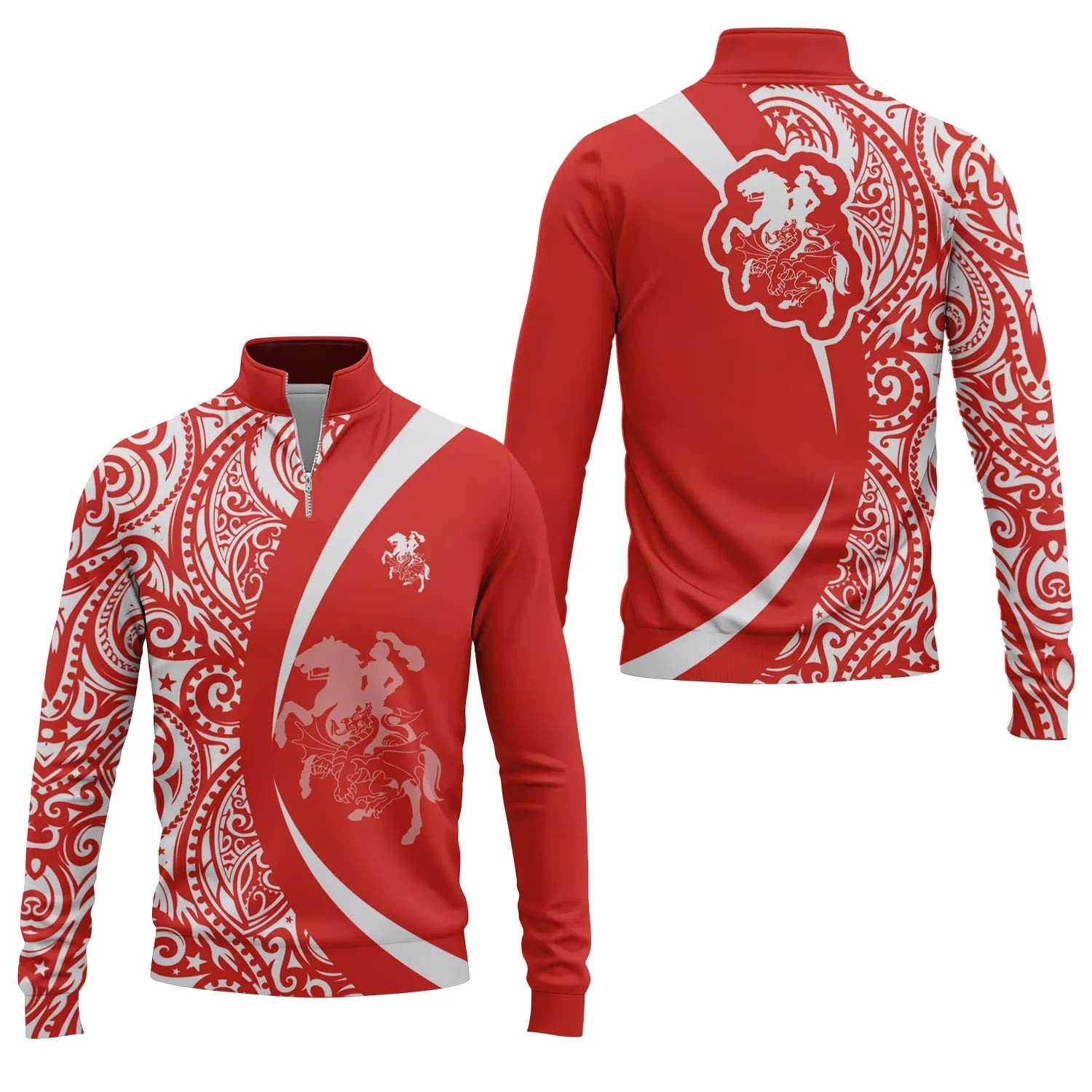 St George Illawarra Dragons Quarter-zip Pullover SHW072