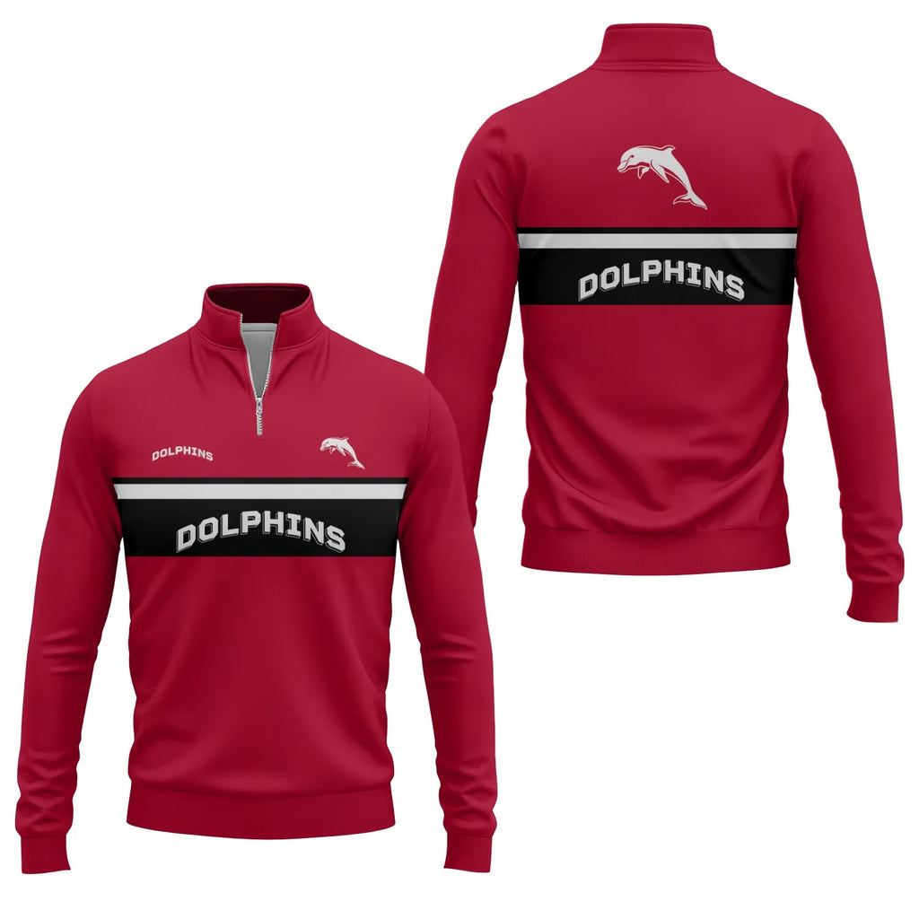 Dolphins Quarter-zip Pullover SC051