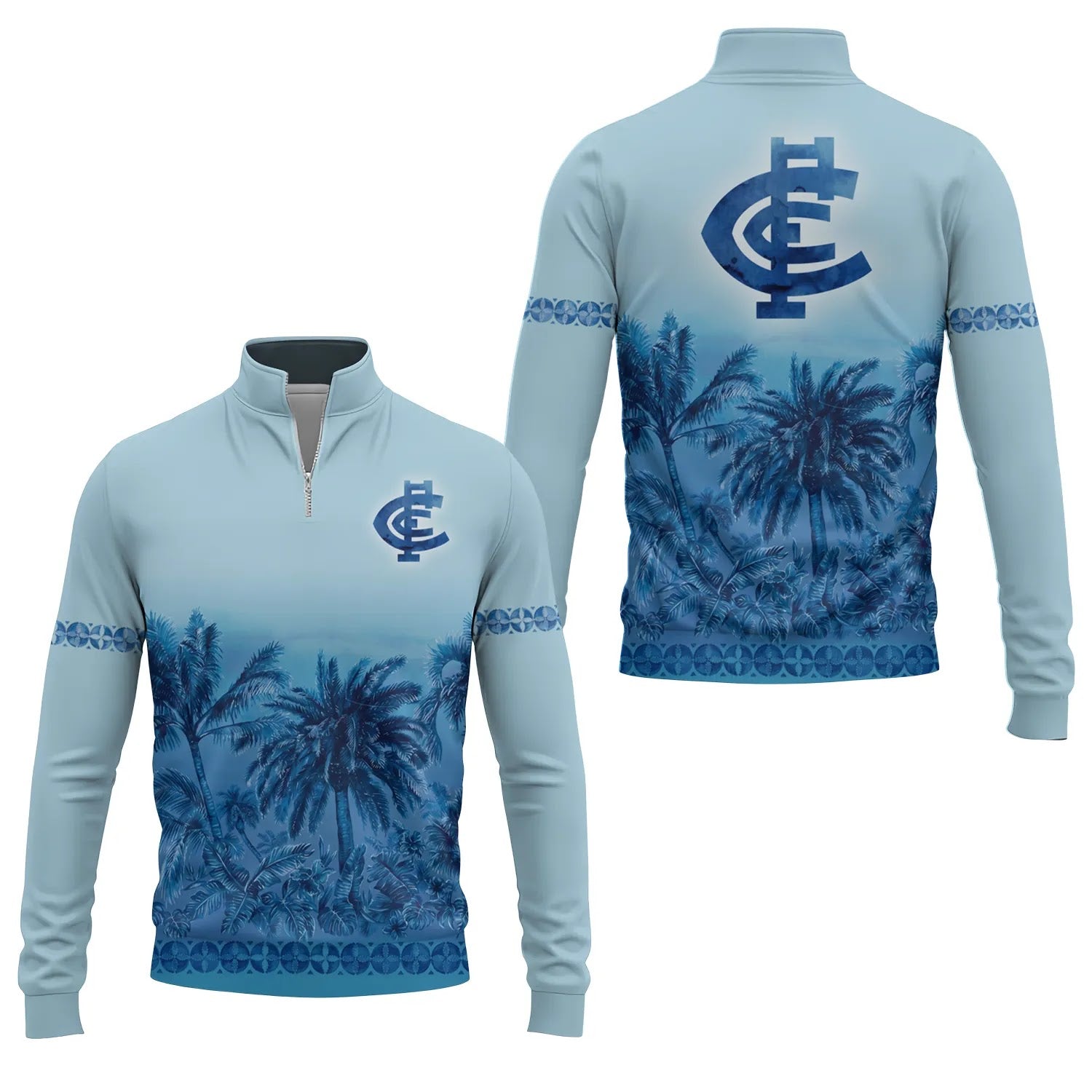Carlton Blues Quarter-zip Pullover SHW001