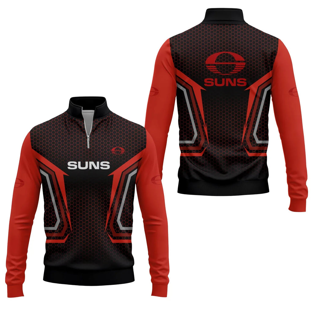 Gold Coast Suns Quarter-zip Pullover SC075
