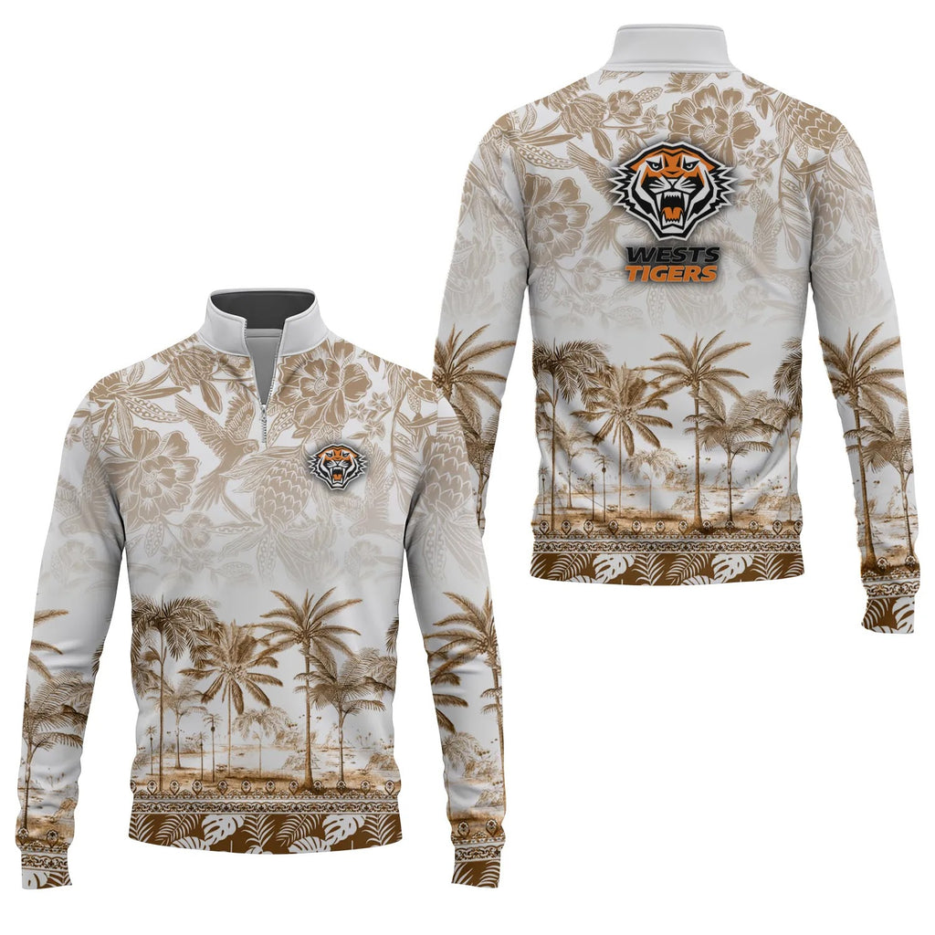 Wests Tigers Quarter-zip Pullover SC045