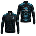 Cronulla-Sutherland Sharks Quarter-zip Pullover SC014