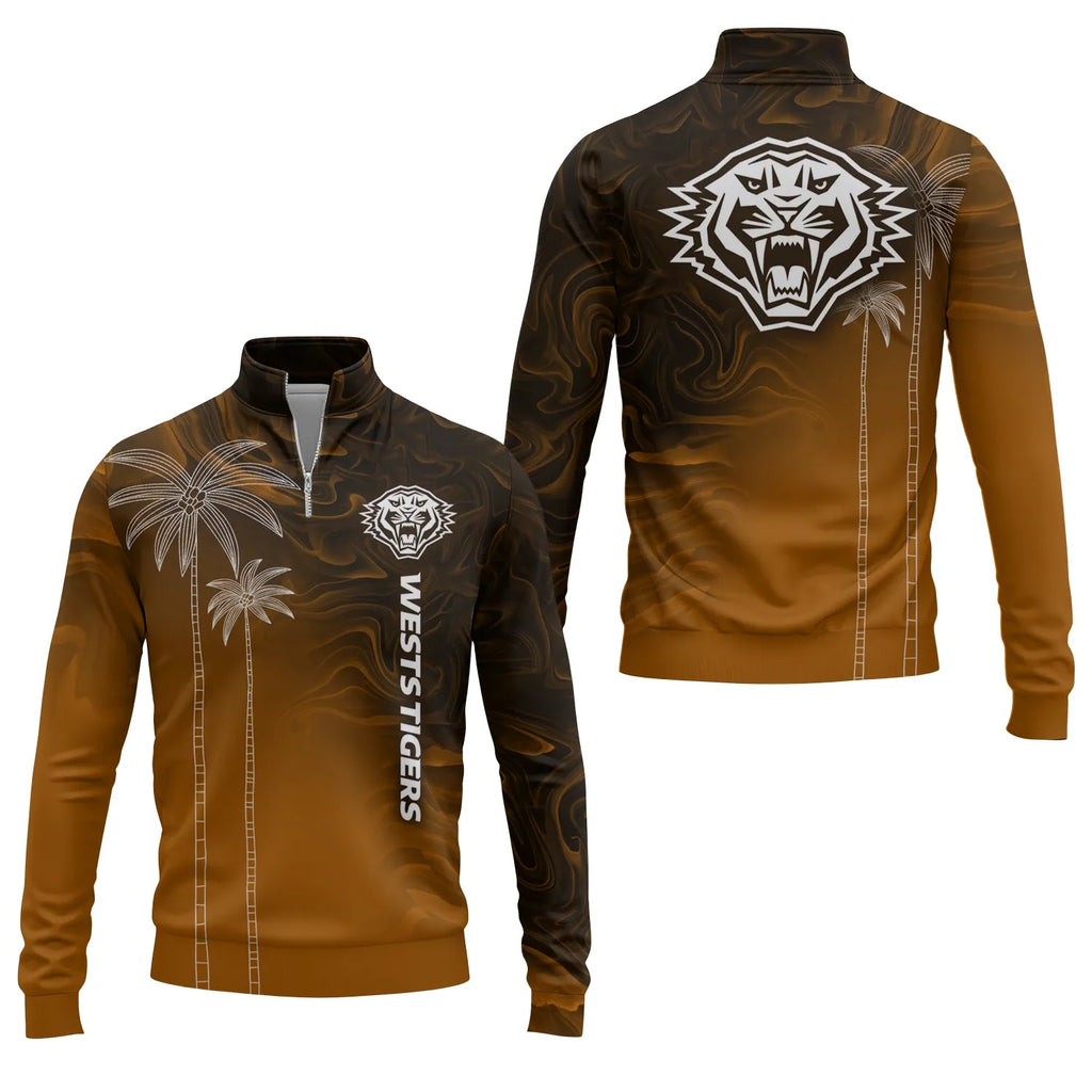 Wests Tigers Quarter-zip Pullover SHW070