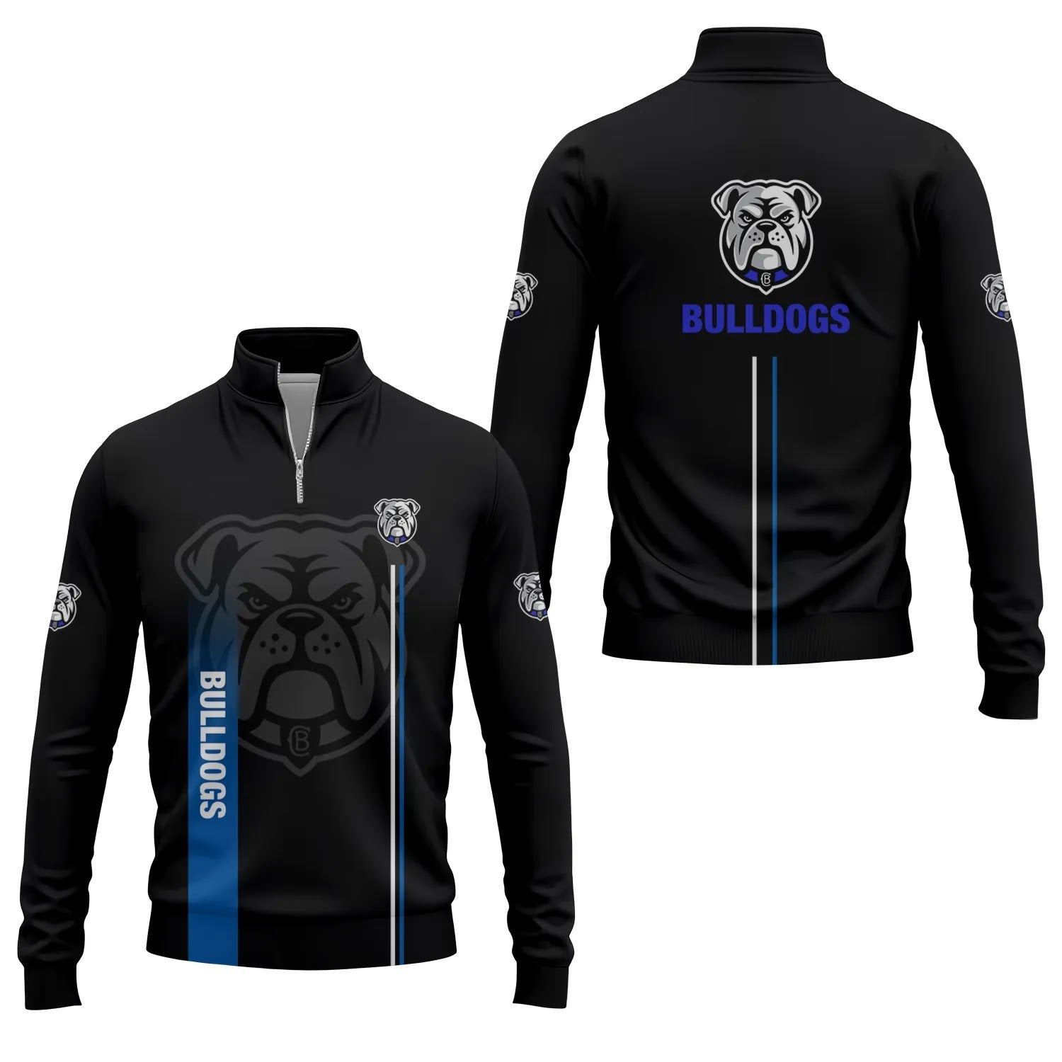 Canterbury-Bankstown Bulldogs Quarter-zip Pullover SC077