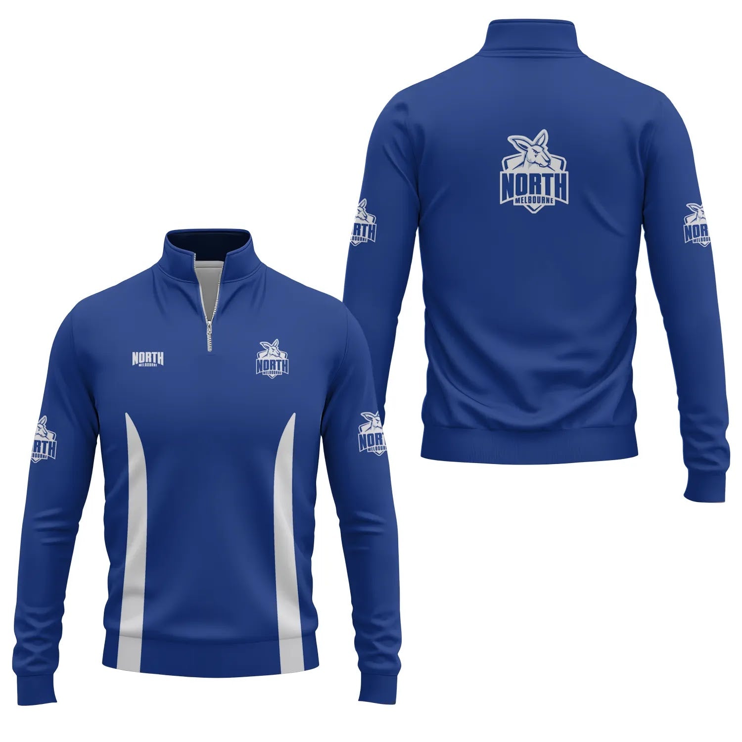 North Melbourne Kangaroos Quarter-zip Pullover SC006