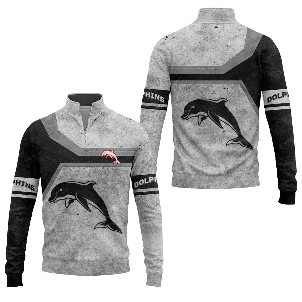 Dolphins Quarter-zip Pullover SC086