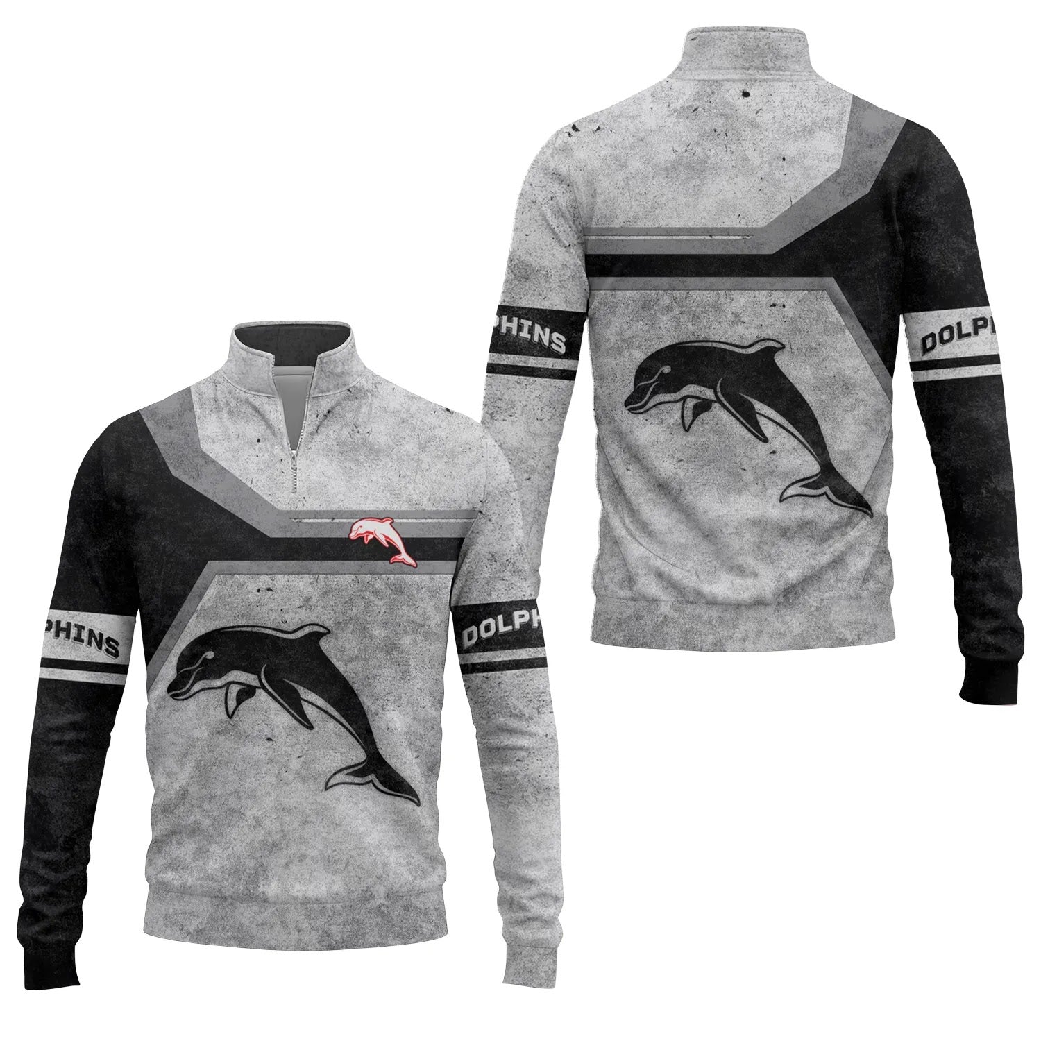 Dolphins Quarter-zip Pullover SC086
