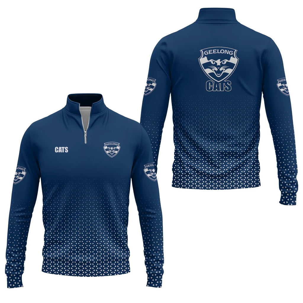 Geelong Cats Quarter-zip Pullover SC003
