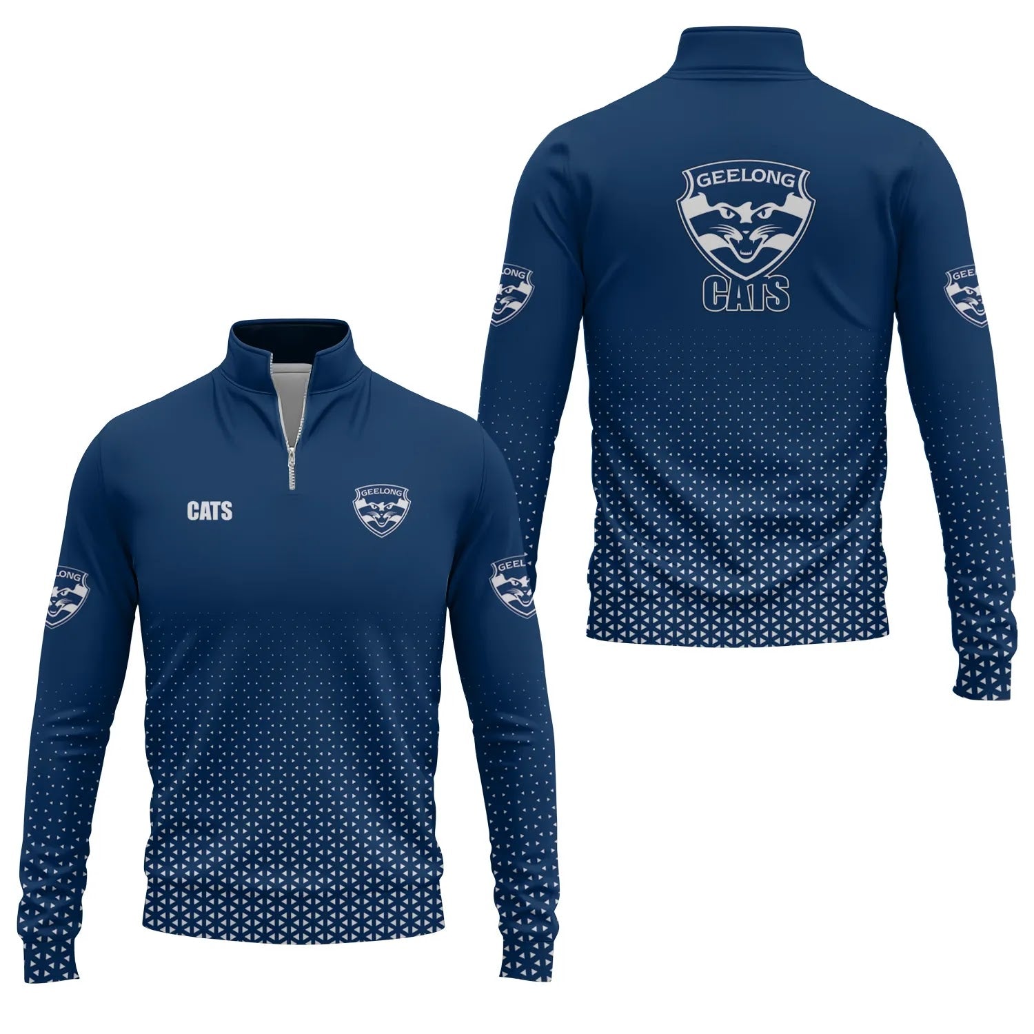 Geelong Cats Quarter-zip Pullover SC003